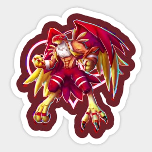 Fanart garudamon Sticker